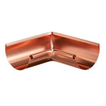 Внутренний угол желоба 90° Aquasystem, медь 125/90