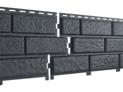 Фасадные панели Ю-Пласт, Стоун Хаус Кирпич, Графитовый