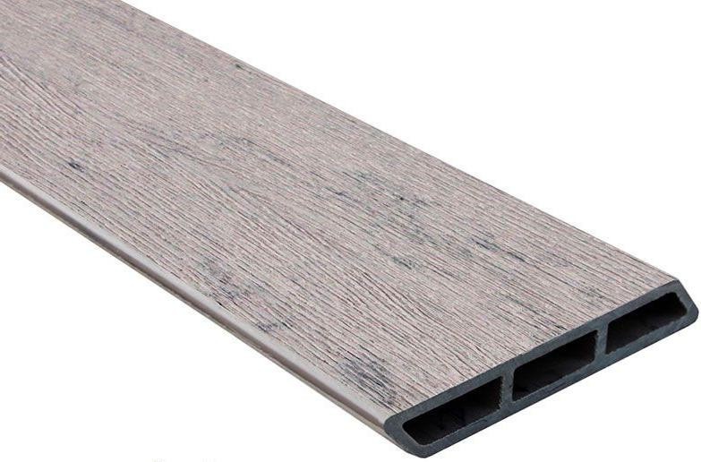 Доска Ромбус 3D ДПК Outdoor STORM GREY серый микс купить в Краснодаре