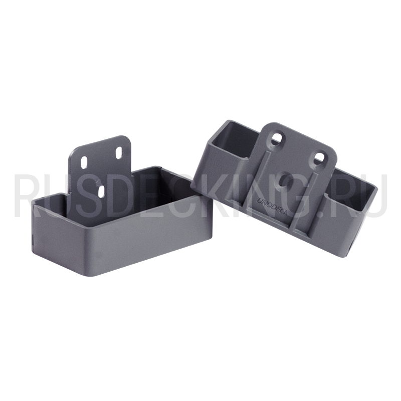 Комплект крепления перил прямое RusDecking Unodeck Серый купить в Краснодаре