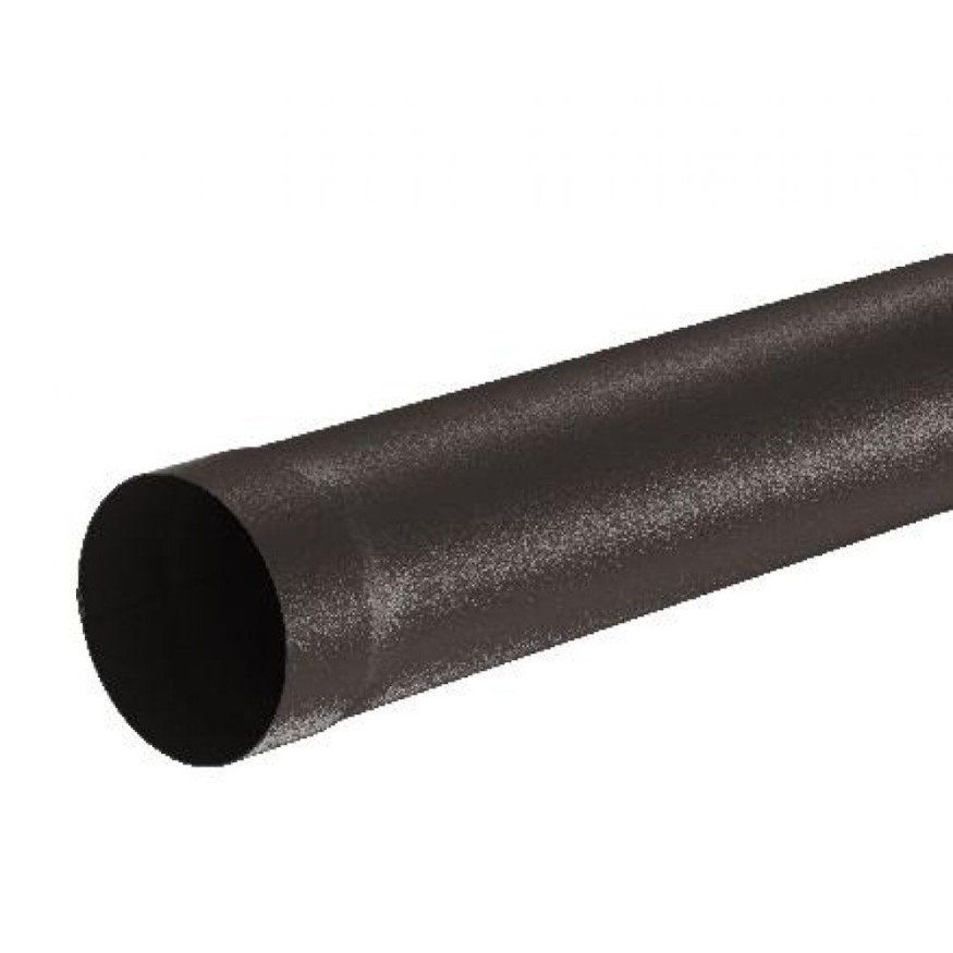 Водосточная труба Aquasystem RR 32, тёмно-коричневая матовая, 1.00 м, 150/100. купить в Краснодаре