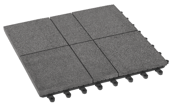 Модульный паркет ДПК GRINDERDECO Люкс 8 Цвет: Серый базальт купить в Краснодаре