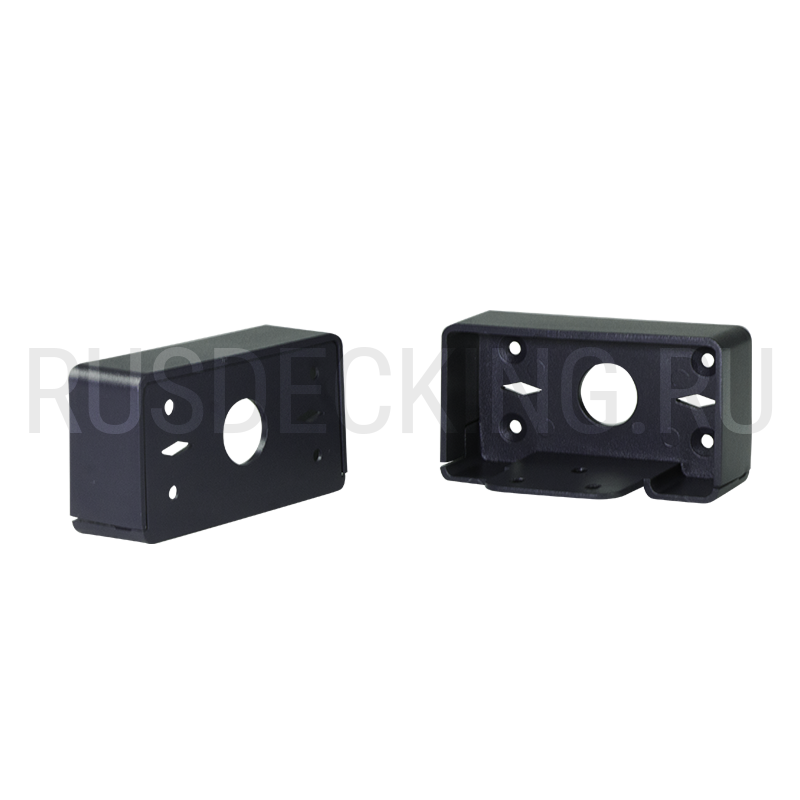 Комплект крепления перил прямое RusDecking Unodeck Графит купить в Краснодаре