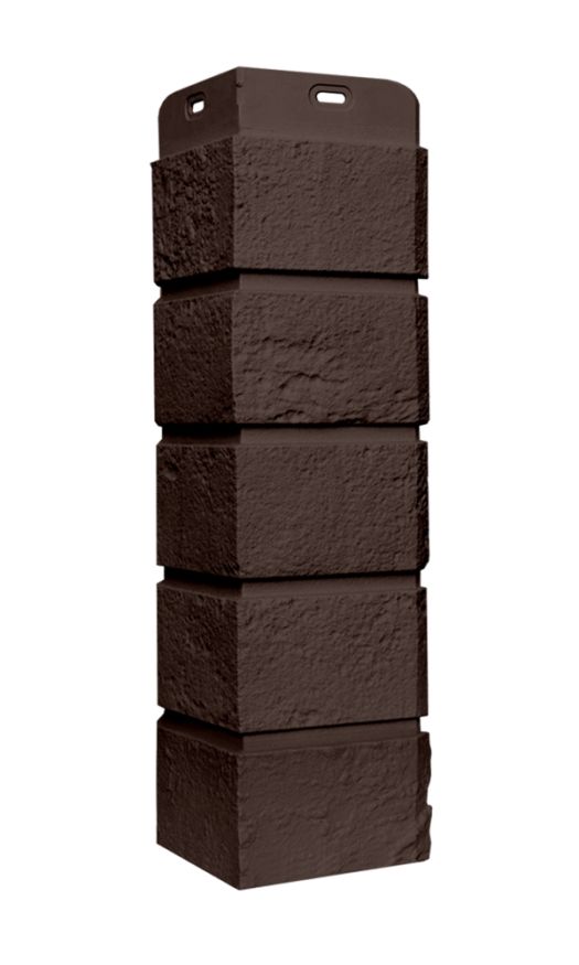 Угол наружный Grand Line, Состаренный кирпич Classic, Шоколадный купить в Краснодаре