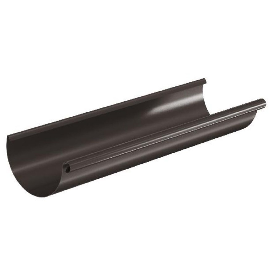 Водосточный желоб Aquasystem RR 32, тёмно-коричневый, длина 3.00 м, размер 150/100. купить в Краснодаре