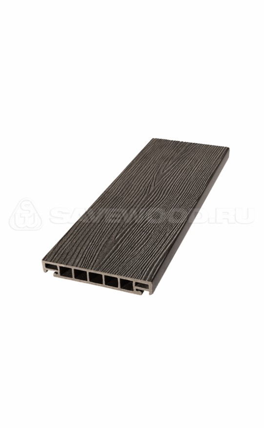 Террасная доска ДПК SaveWood, SW Salix (S) (R), Темно-коричневый купить в Краснодаре
