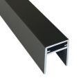 Алюминиевый П-профиль EasyDecking Черное дерево купить в Краснодаре