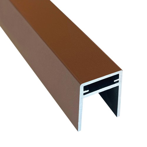 Алюминиевый П-профиль EasyDecking Коричневый купить в Краснодаре