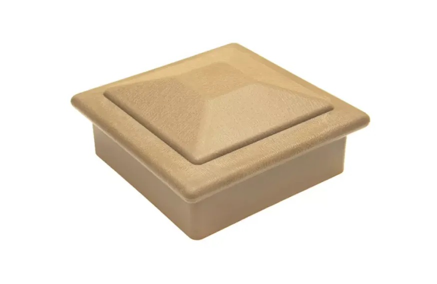 Крышка верхняя ПВХ для столба 125х125 Deckart Орех купить в Краснодаре