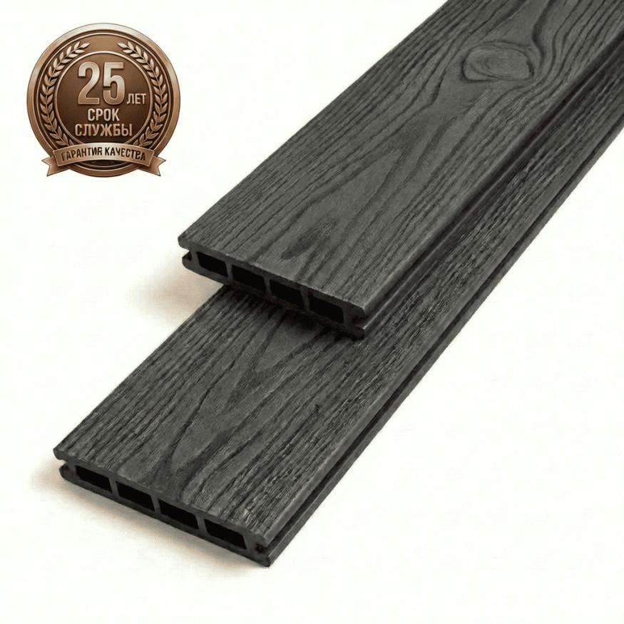 Террасная доска ДПК GardenParkett Табула, Графит купить в Краснодаре