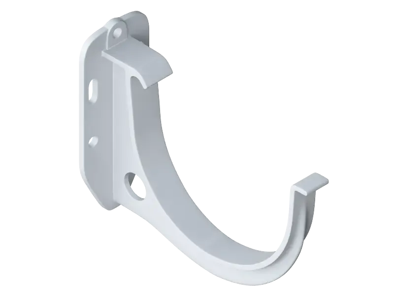 Кронштейн для желоба Альта-Профиль, Элит в белом цвете купить в Краснодаре