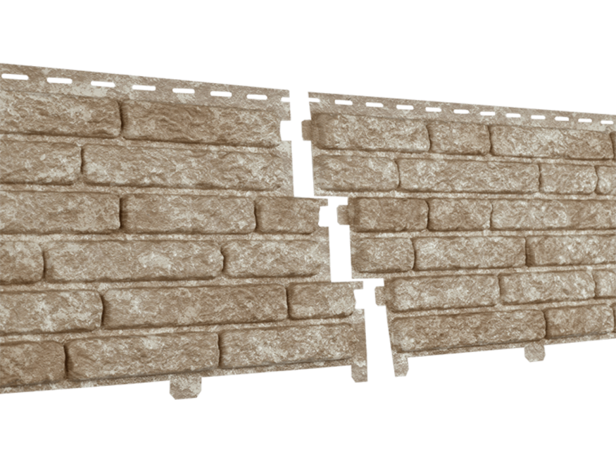 Фасадные панели Ю-Пласт, Stone House Quartzite, Светлый Бежевый купить в Краснодаре