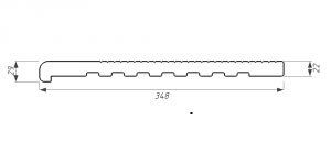 Ступени из ДПК WOODVEX Select Венге купить в Краснодаре