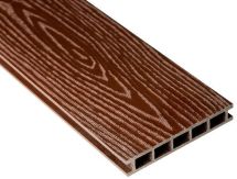 Террасная доска Faynag Premium PINO 3D в цвете Шоколад из ДПК