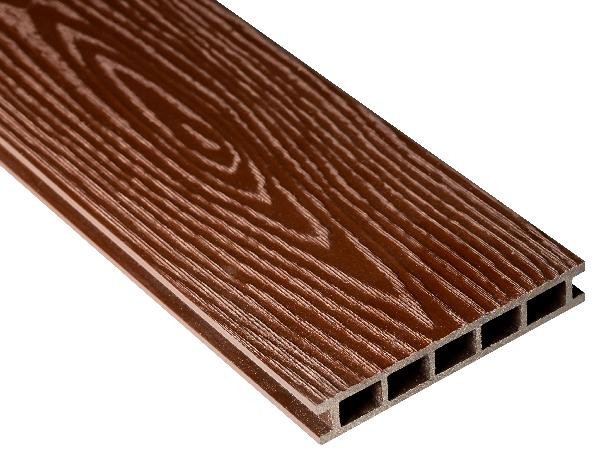 Террасная доска Faynag Premium PINO 3D в цвете Шоколад из ДПК купить в Краснодаре