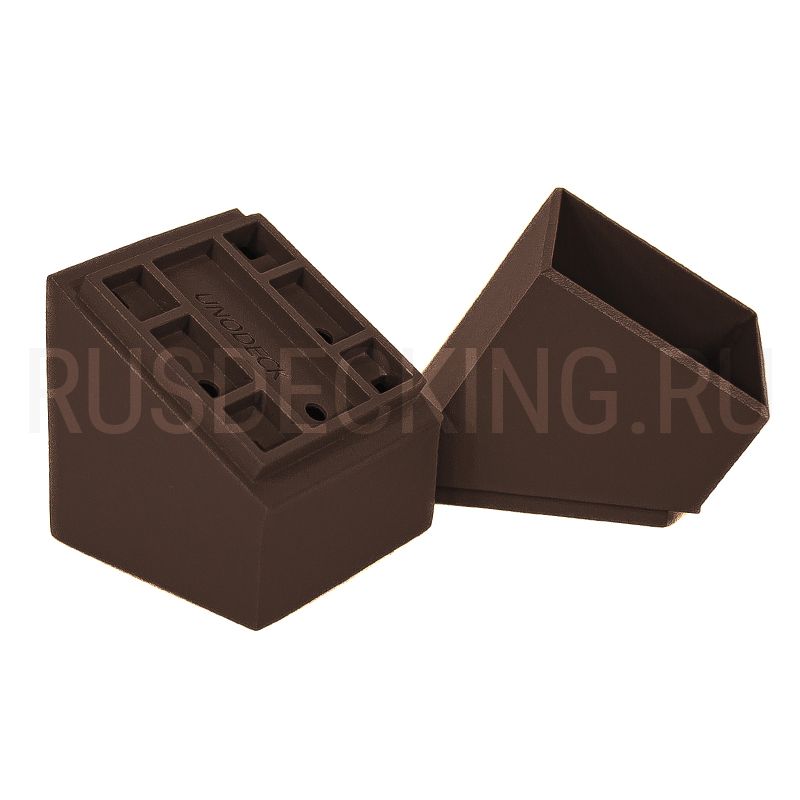 Крепление балясины наклонное RusDecking Unodeck Венге купить в Краснодаре