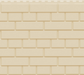 Фасадная панель Доломит в цвете Шампань, имитация кирпича. купить в Краснодаре