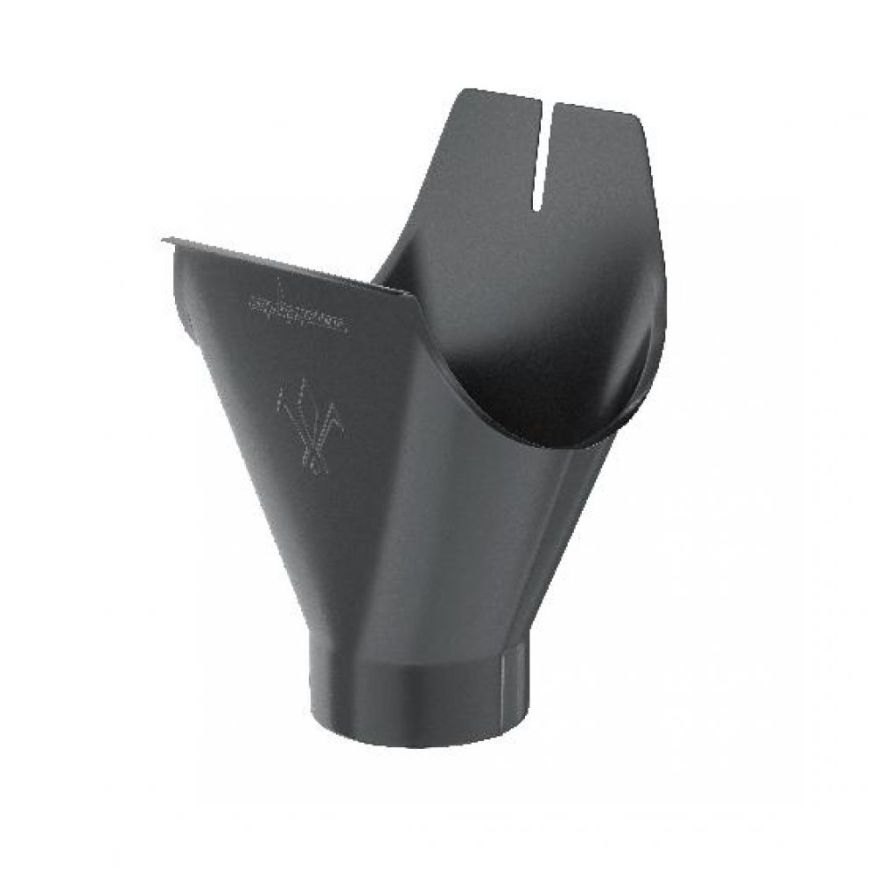 Воронка для дождевой воды Aquasystem, цвет RAL 7024 Тёмно-серый, размер 125/90. купить в Краснодаре