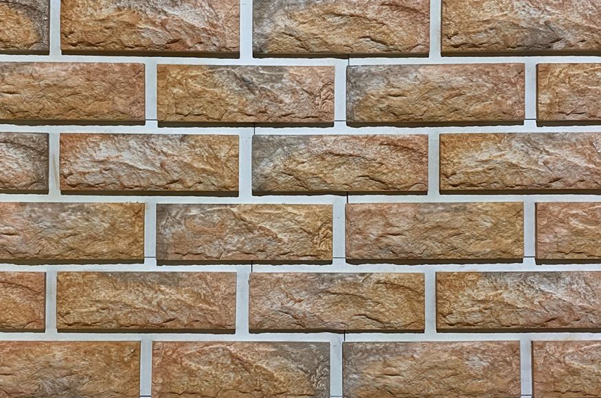 Фиброцементные панели КАНЬОН Сколотый кирпич - 35 купить в Краснодаре