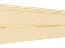 Виниловый сайдинг Ю-пласт, Блок Хаус, Кремовый оттенок.