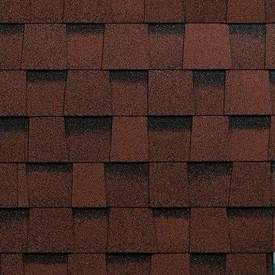 Двухслойная ламинированная черепица Shinglas, Фазенда, Красный цвет купить в Краснодаре