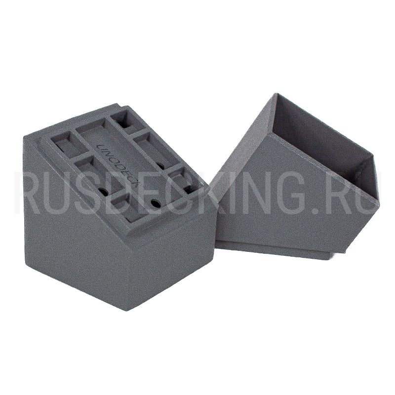 Крепление балясины наклонное RusDecking Unodeck Серый купить в Краснодаре