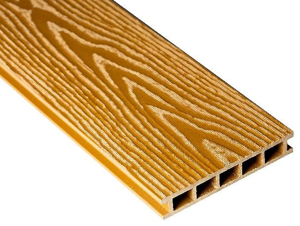 Террасная доска Faynag Premium PINO 3D в цвете Тик из ДПК купить в Краснодаре