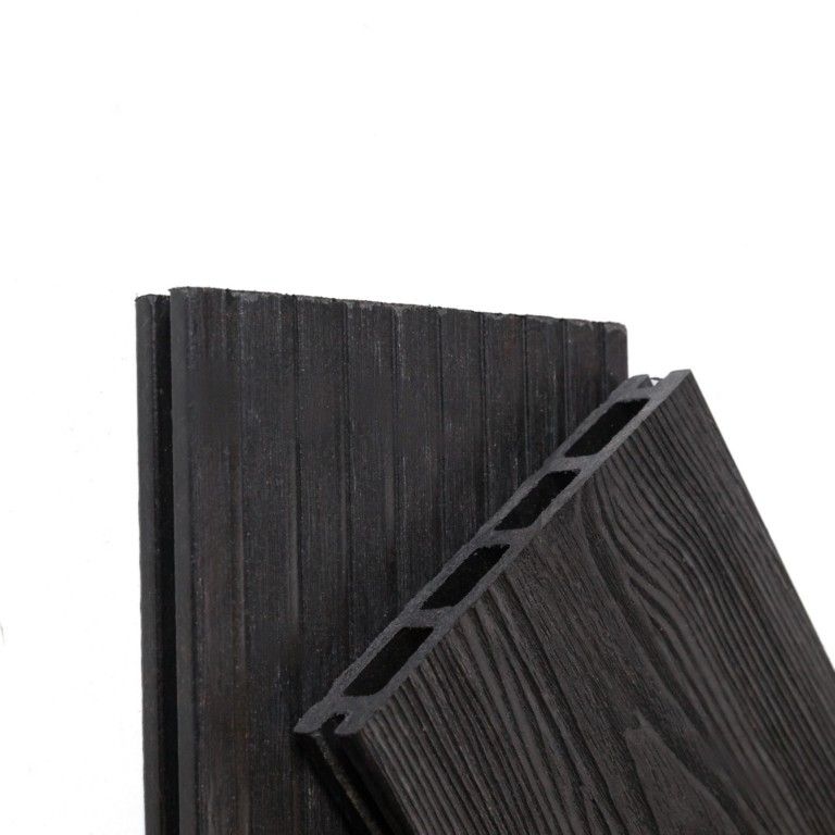 Террасная доска Ecodecking Комфорт 3D Графит купить в Краснодаре