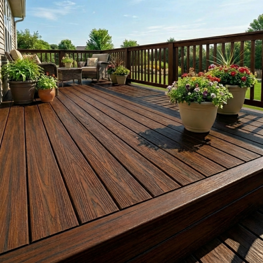 Террасная доска ДПК GardenParkett Табула, Венге купить в Краснодаре