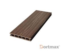 Террасная доска из ДПК FOLK Коричневого цвета