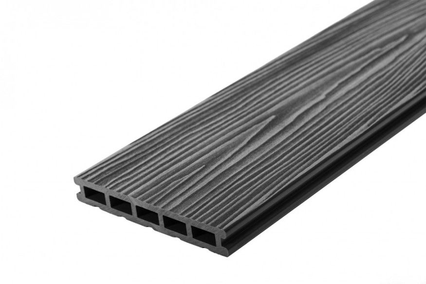 Террасная доска из ДПК RusDecking Unodeck Mogano - Цвет графит купить в Краснодаре
