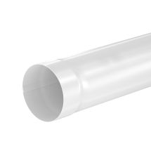 Труба водосточная 1000мм Aquasystem, RAL 9003 Белый 150/100