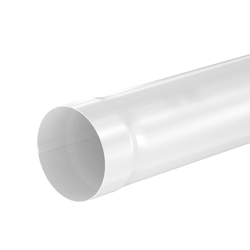 Труба водосточная 1000мм Aquasystem, RAL 9003 Белый 150/100 купить в Краснодаре