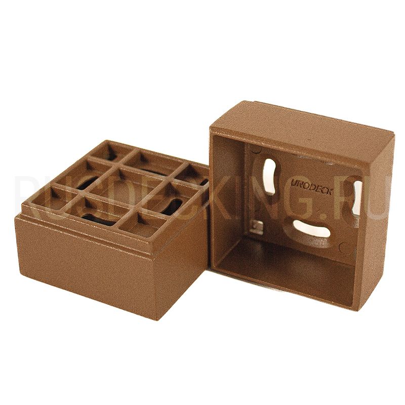 Крепление балясины прямое RusDecking Unodeck Орех купить в Краснодаре