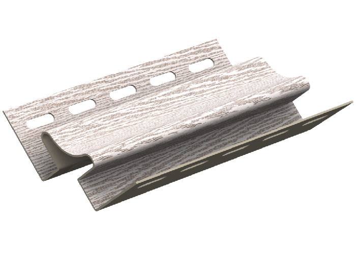 Внутренний угол Ю-Пласт, Timberblock Ясень, Беленый  купить в Краснодаре