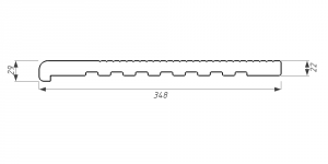 Ступени из ДПК WOODVEX Select Colorite Бело-серый купить в Краснодаре