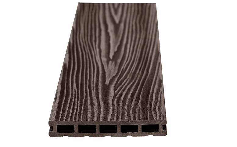 Террасная доска из ДПК RusDecking Unodeck Mogano - Цвет Венге купить в Краснодаре