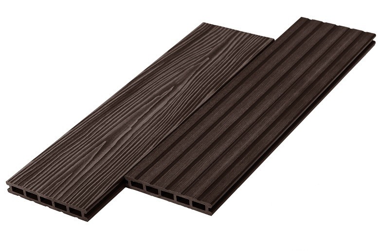 Террасная доска из ДПК RusDecking Unodeck Mogano - Цвет Венге купить в Краснодаре