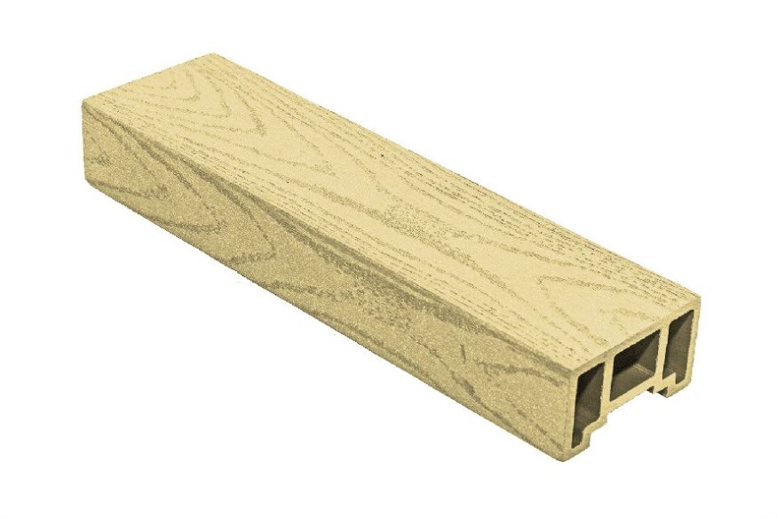 Перила из ДПК AЙ-ТЕХПЛАСТ золотистого цвета купить в Краснодаре