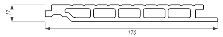 Фасадная панель из ДПК WOODVEX, Select, Вуд купить в Краснодаре