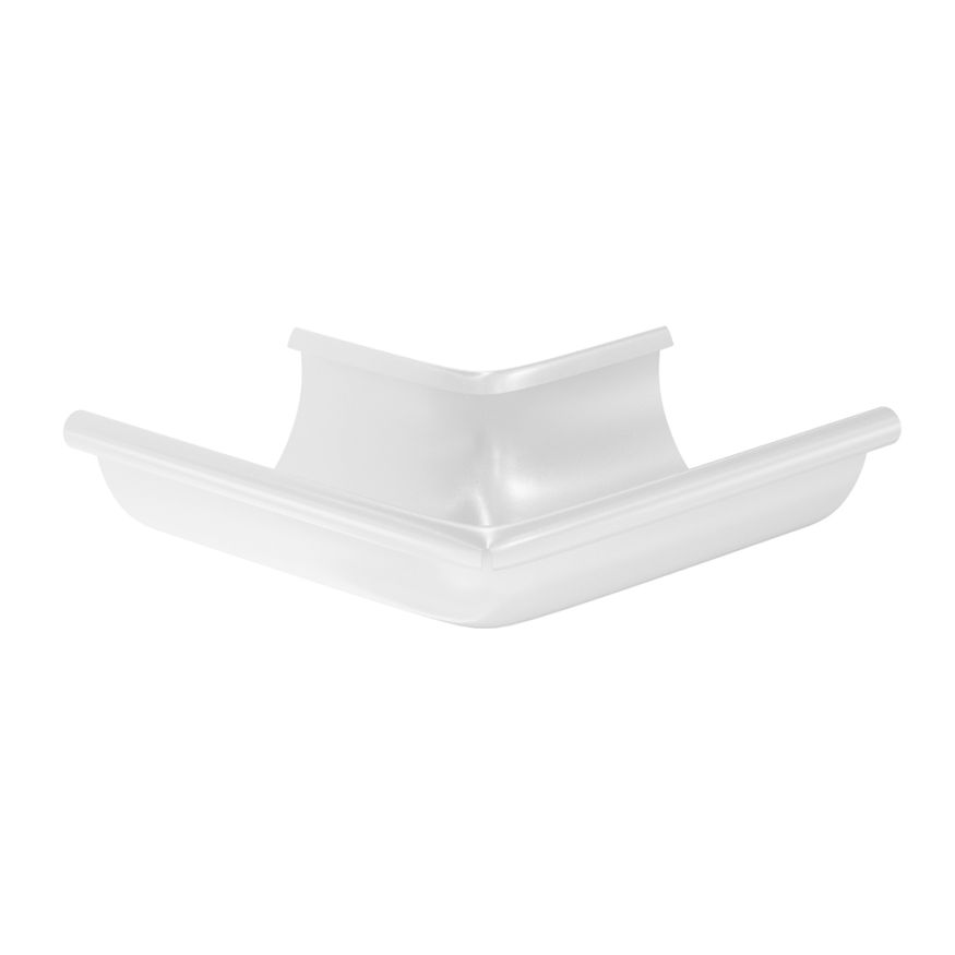 Угол желоба наружный Aquasystem, RAL 9003 Белый 150/100 купить в Краснодаре