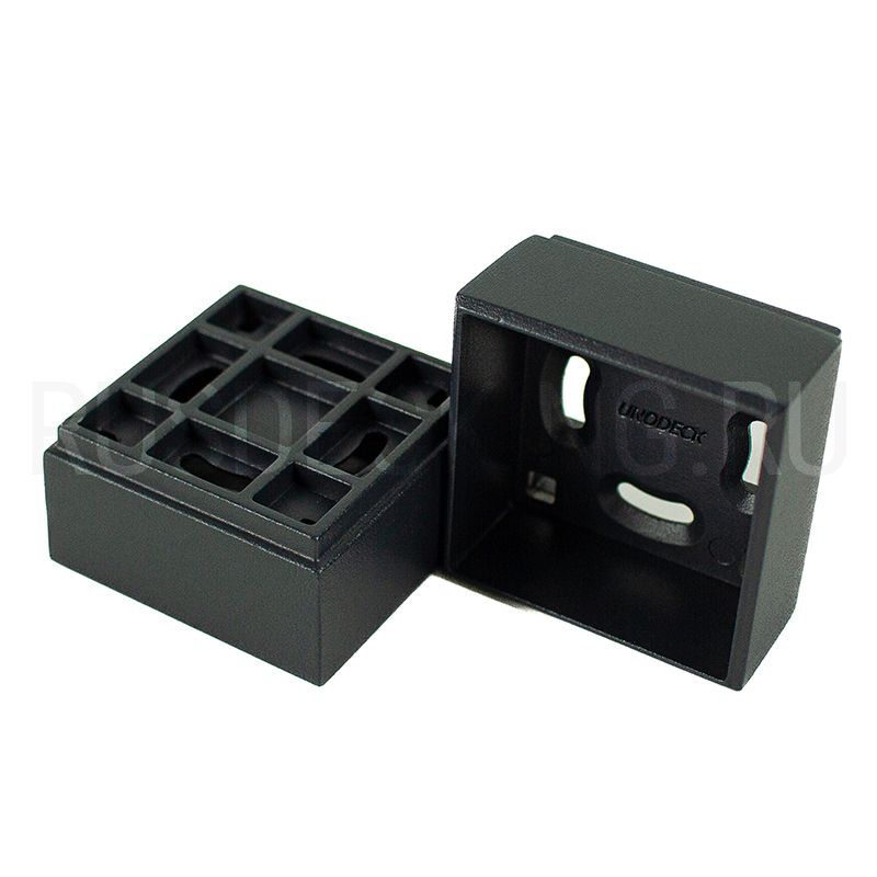 Крепление балясины прямое RusDecking Unodeck Графит купить в Краснодаре