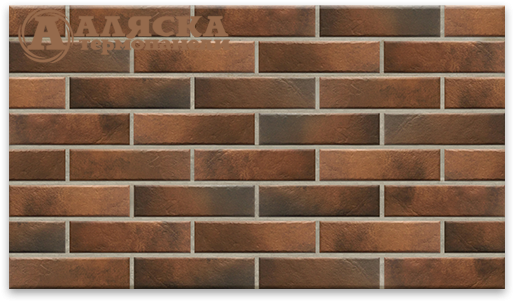 Фасадные термопанели Аляска 24. Retro brick chili купить в Краснодаре
