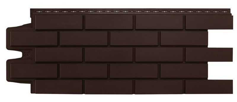 Фасадные панели Grand Line, Клинкерный кирпич Classic, Цвет: Шоколадный купить в Краснодаре