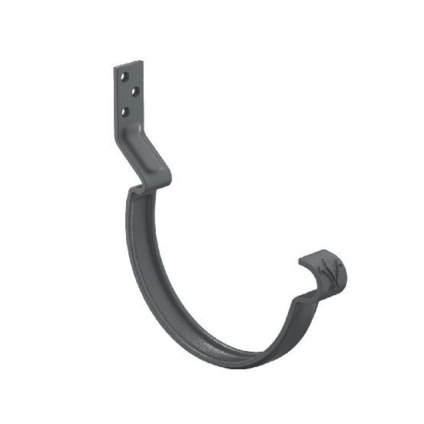 Короткий крюк для крепления желоба Aquasystem, RAL 7024 Тёмно-серый 125/90 купить в Краснодаре