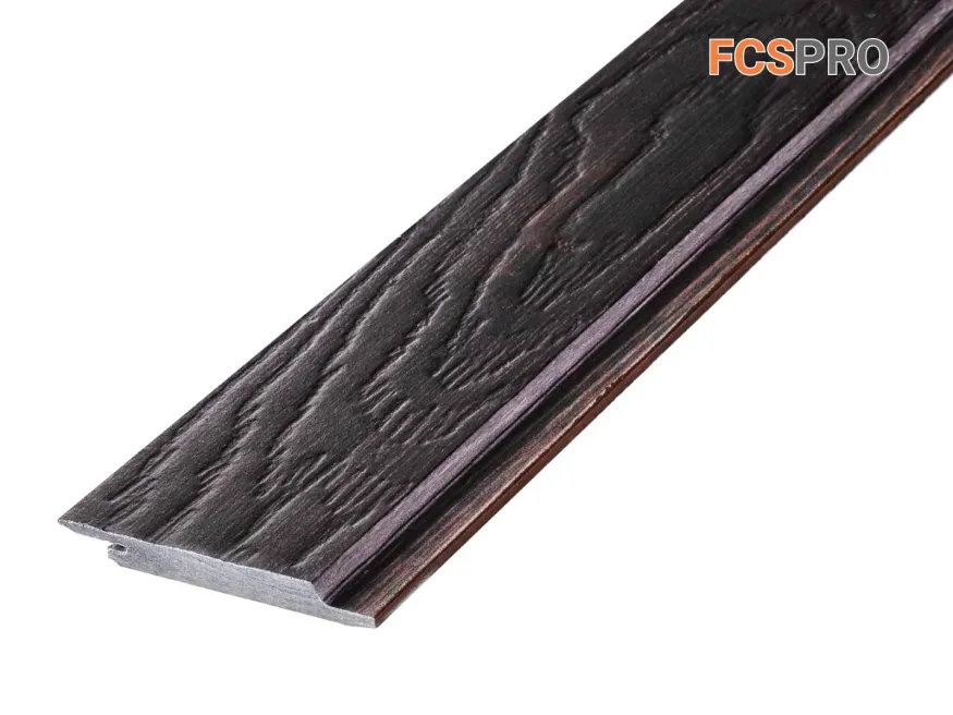 Фиброцементный сайдинг FCSPRO Click Shtil Обоженное дерево купить в Краснодаре