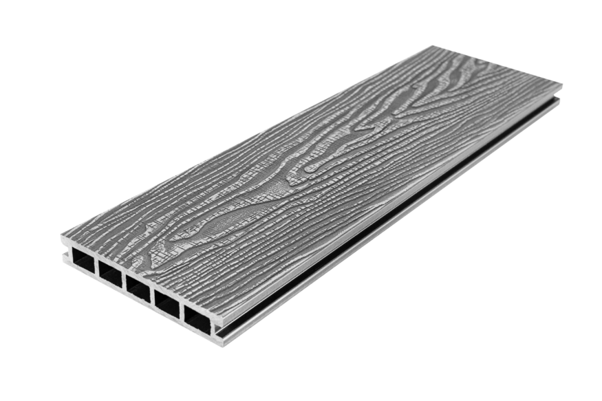 Террасная доска ДПК GardenParkett Патио, Серый купить в Краснодаре