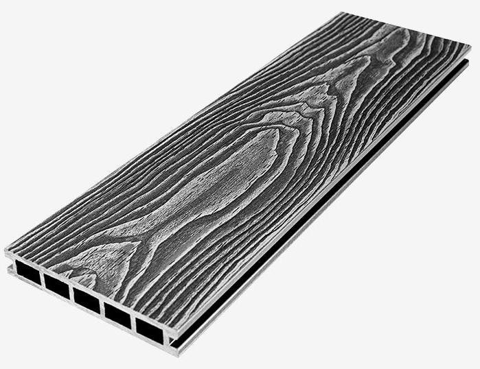 Террасная доска из композитного материала RusDecking Unodeck Vintage - Цвет Графит купить в Краснодаре