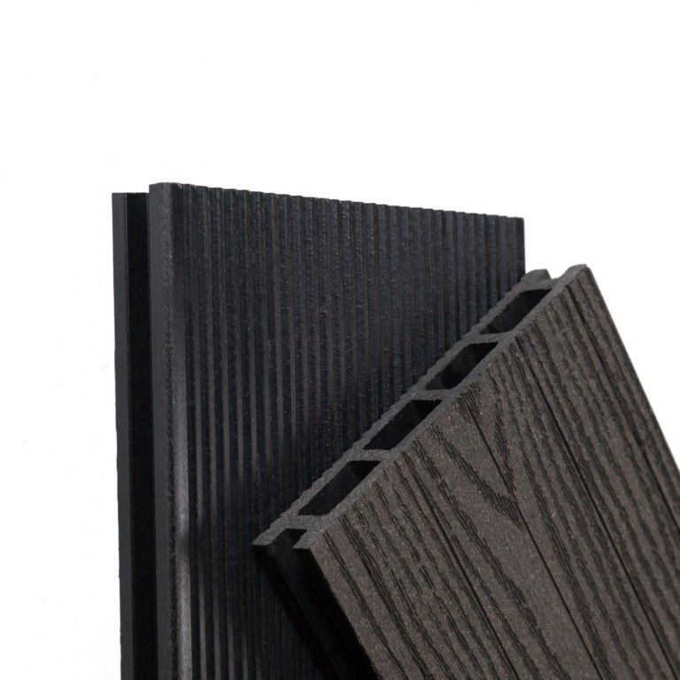 Террасная доска Ecodecking Техно плюс Графит купить в Краснодаре