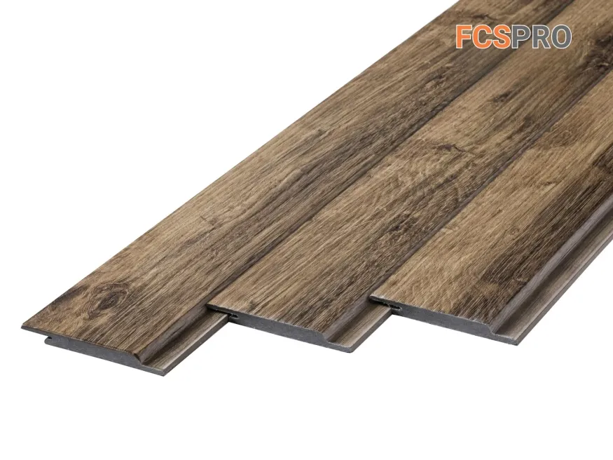 Фиброцементный сайдинг FCSPRO Click Shtil Кедр купить в Краснодаре